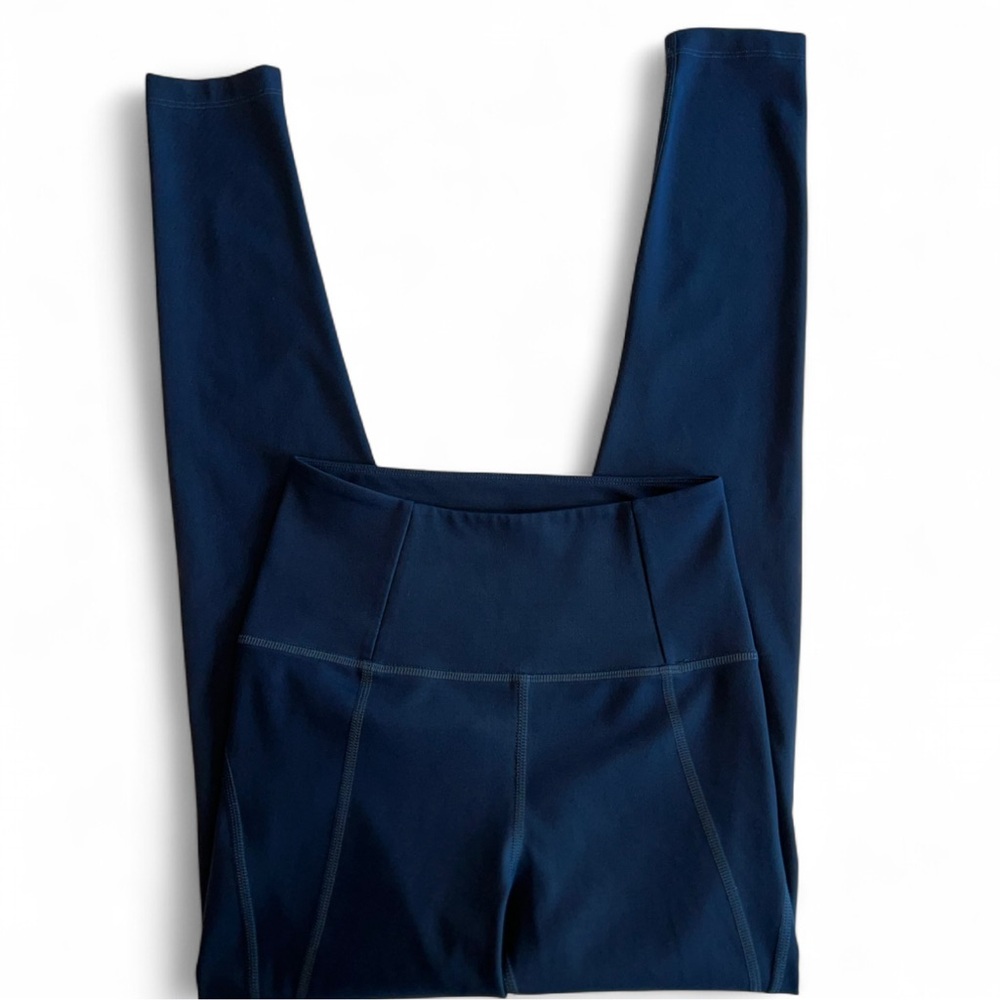 Girlfriend Collective Compressive High Waisted Legging - Midnight - Picture 6 of 10